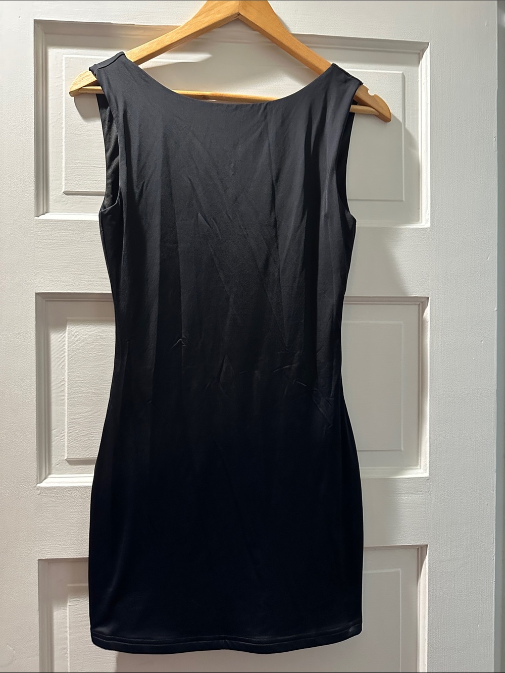 Princess Polly Black Sleeveless Mini Sheath Dress